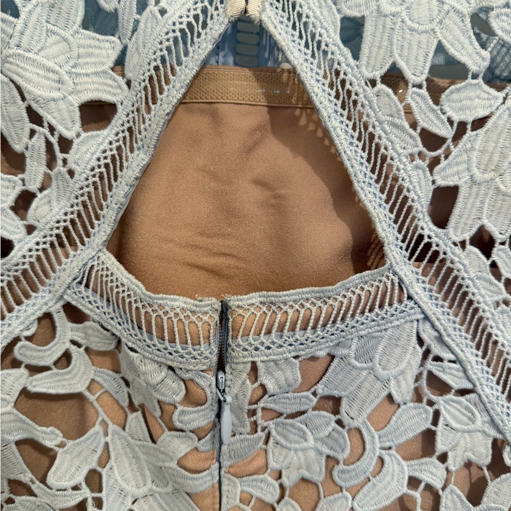 Reiss powder blue cocktail/wedding party dress - Picture 3 of 4